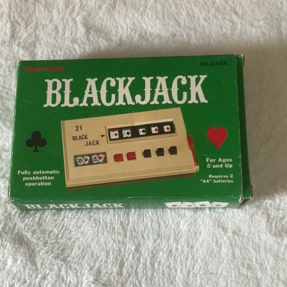 Blackjack vintage electronic game